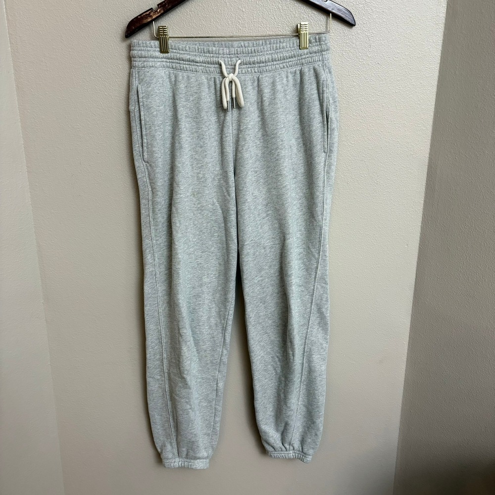 Aerie Joggers Small Petite Grey High Waisted Sweatpants Loungewear